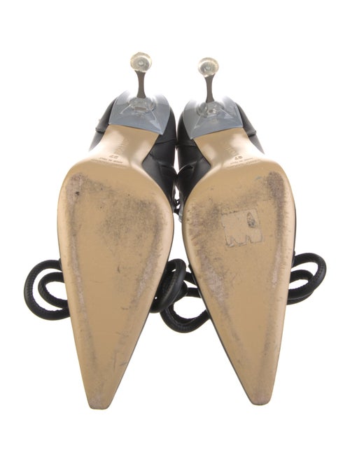 Mach & Mach Leather Bow Accents Boots