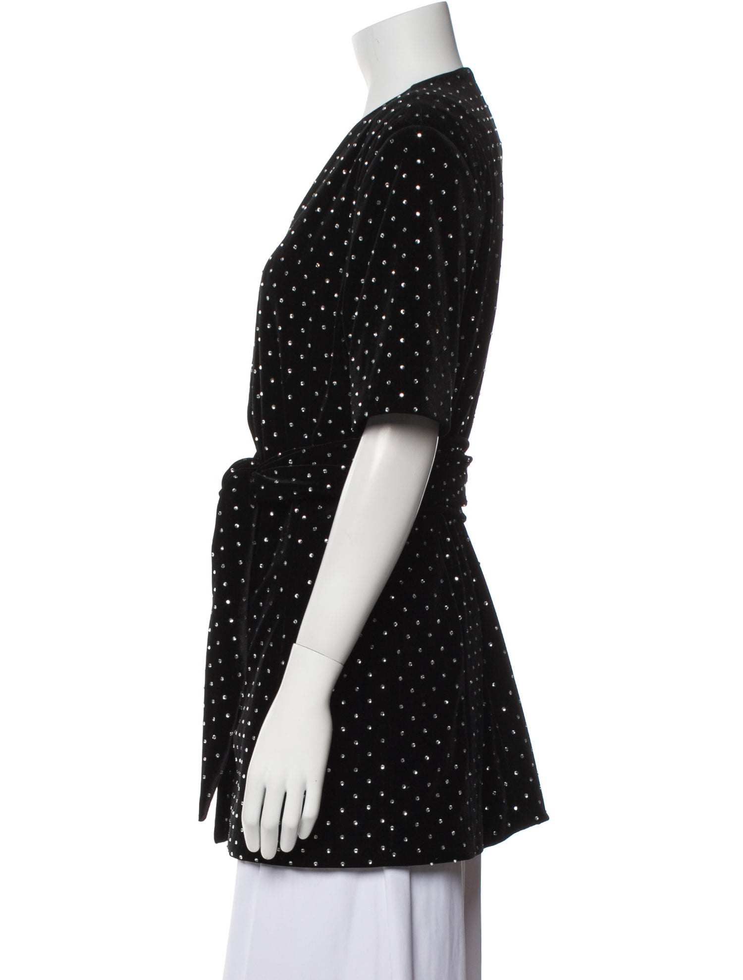 Mach & Mach Polka Dot Print Evening Jacket