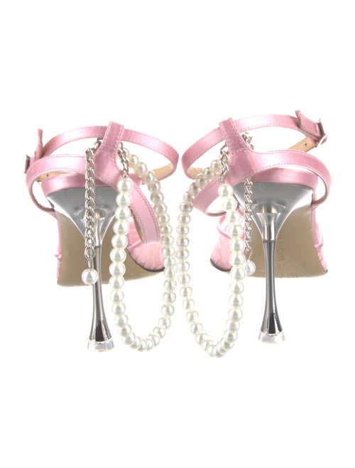 Mach & Mach Lace Lace Pattern Pumps