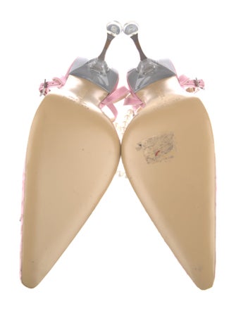 Mach & Mach Lace Lace Pattern Pumps