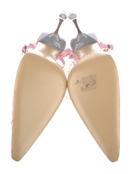 Mach & Mach Lace Lace Pattern Pumps