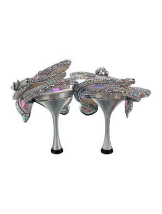 Mach & Mach PVC Bow Accents D'Orsay Pumps