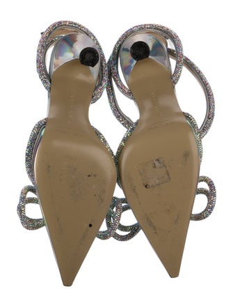 Mach & Mach PVC Bow Accents D'Orsay Pumps