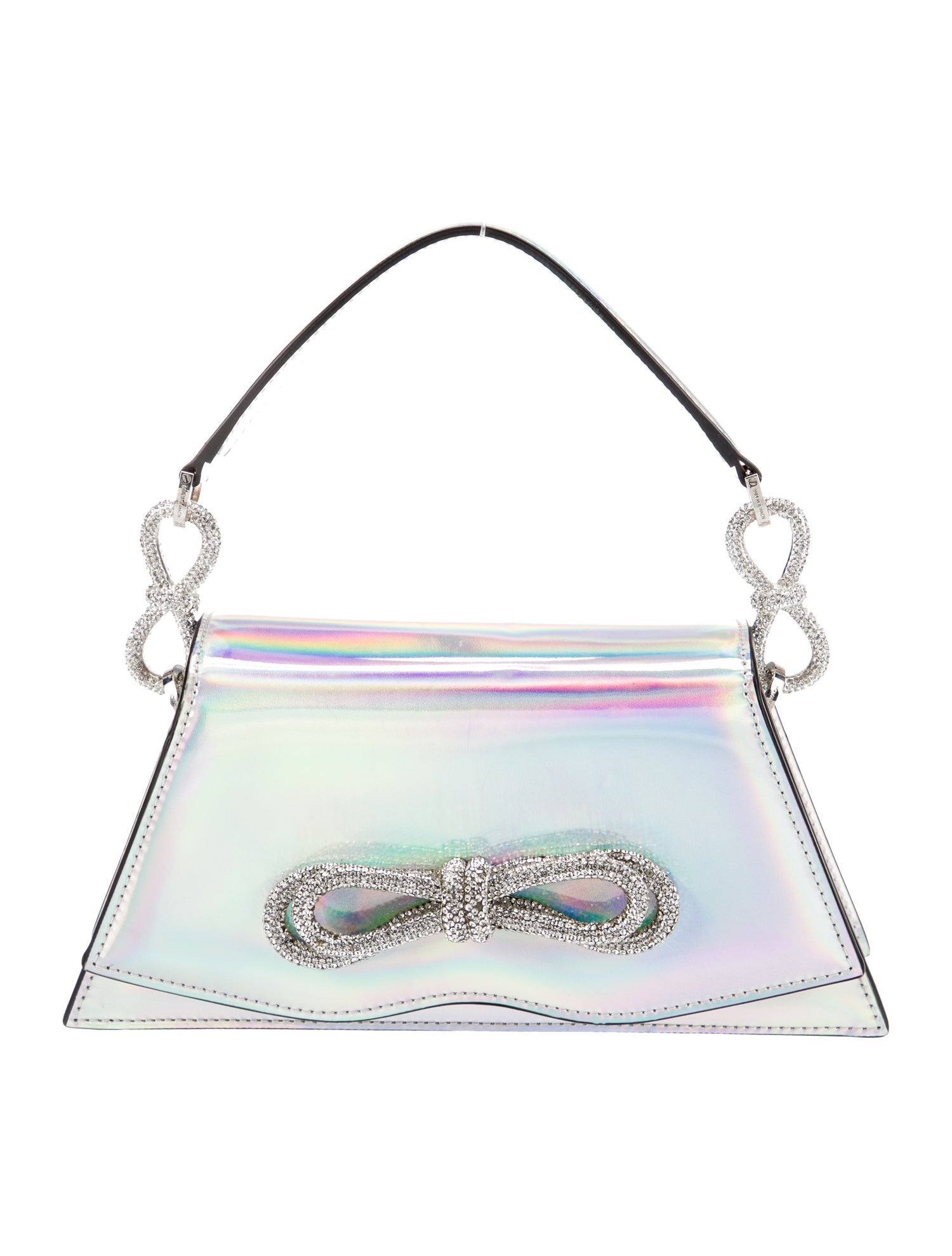 Mach & Mach Patent Leather Top Handle Bag