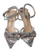 Mach & Mach PVC Bow Accents D'Orsay Pumps