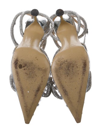 Mach & Mach PVC Bow Accents D'Orsay Pumps