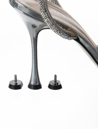 Mach & Mach PVC Bow Accents D'Orsay Pumps