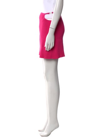 Mach & Mach Wool Mini Skirt