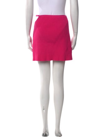 Mach & Mach Wool Mini Skirt