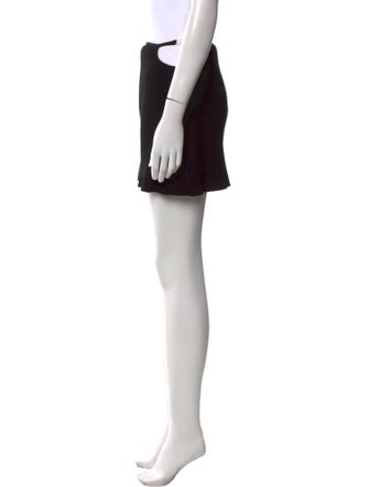 Mach & Mach Wool Mini Skirt