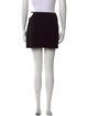 Mach & Mach Wool Mini Skirt