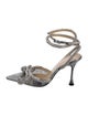 Mach & Mach Crystal Bow Accents D'Orsay Pumps