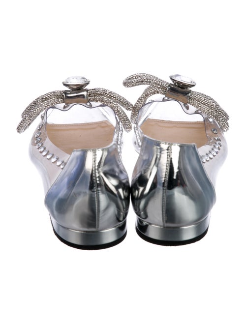 Mach & Mach Crystal Bow Accents Flats