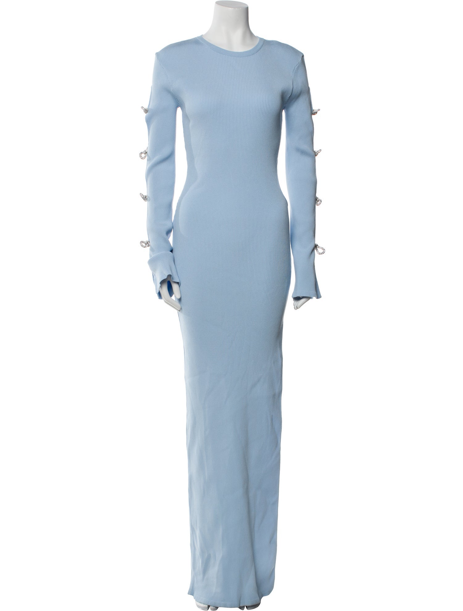 Mach & Mach Crew Neck Long Dress