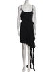 Mach & Mach Scoop Neck Long Dress