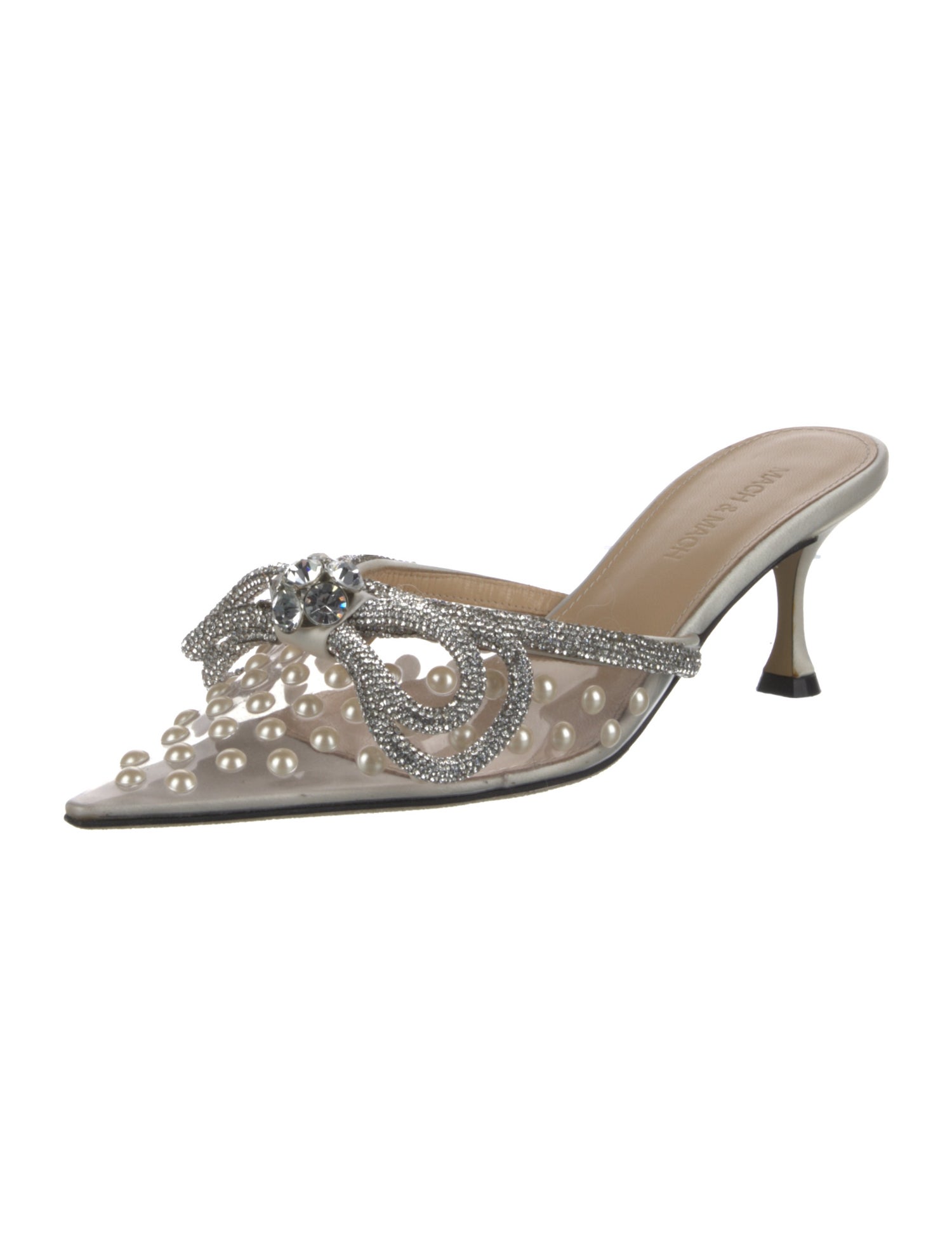 Mach & Mach PVC Crystal Embellishments Slides