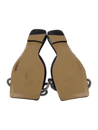 Mach & Mach Satin Bow Accents Slides