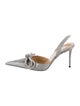 Mach & Mach Glitter Slingback Pumps