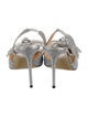 Mach & Mach Glitter Slingback Pumps