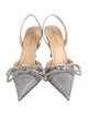 Mach & Mach Glitter Slingback Pumps