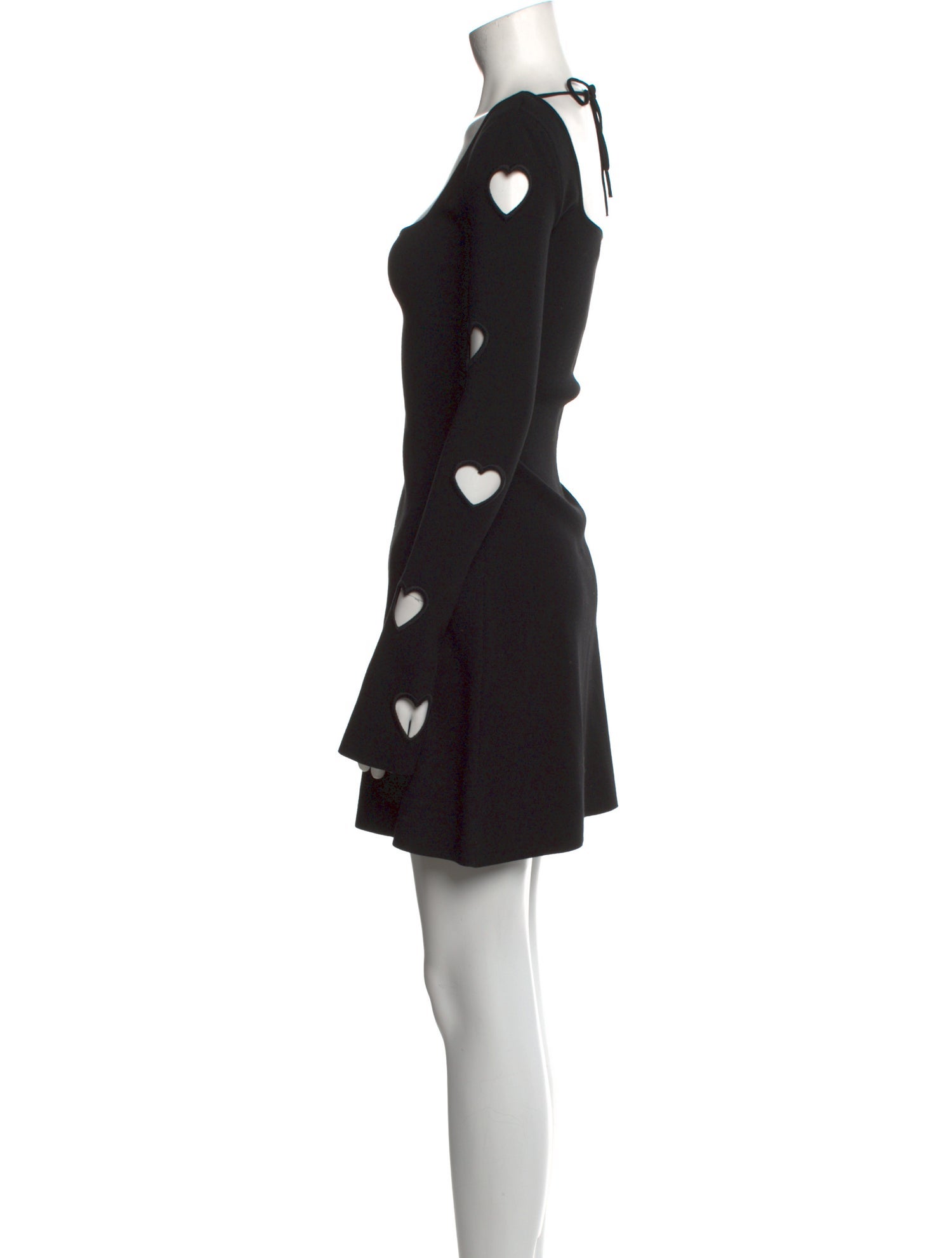 Mach & Mach Square Neckline Mini Dress