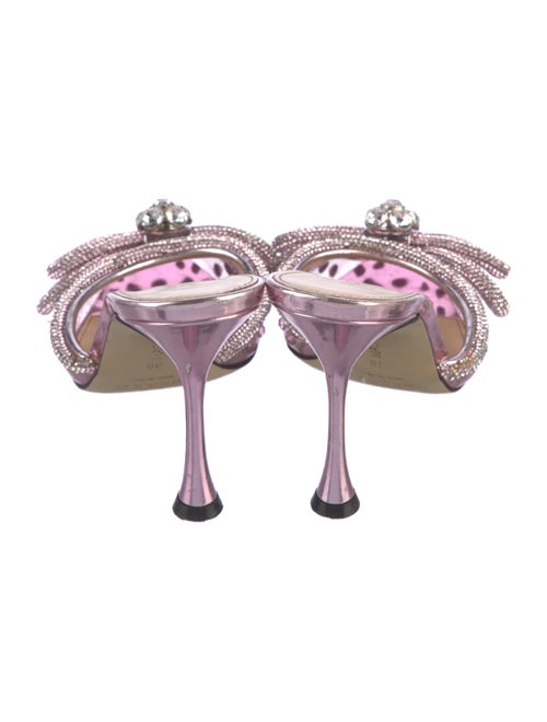 Mach & Mach PVC Bow Accents Mules