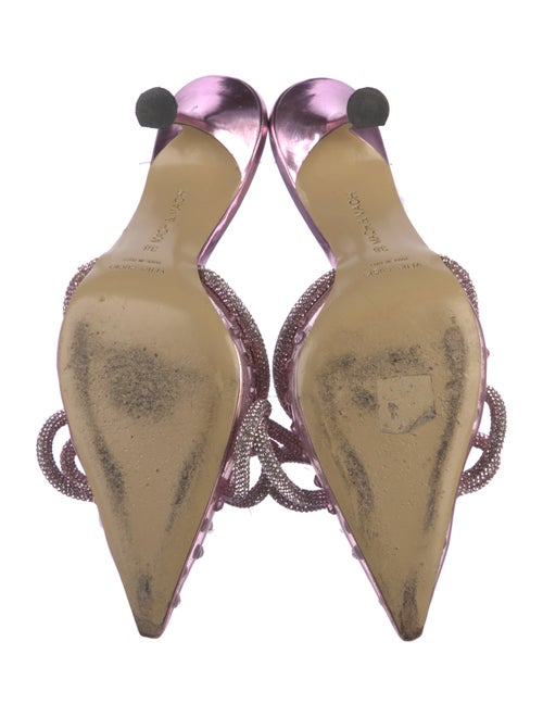 Mach & Mach PVC Bow Accents Mules