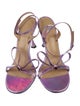 Mach & Mach Leather Slingback Sandals