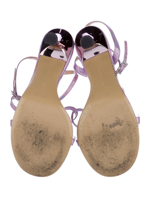 Mach & Mach Leather Slingback Sandals