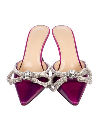 Mach & Mach Bow Accents Mules