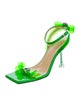 Mach & Mach PVC Bow Accents Sandals