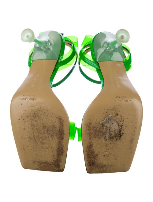 Mach & Mach PVC Bow Accents Sandals