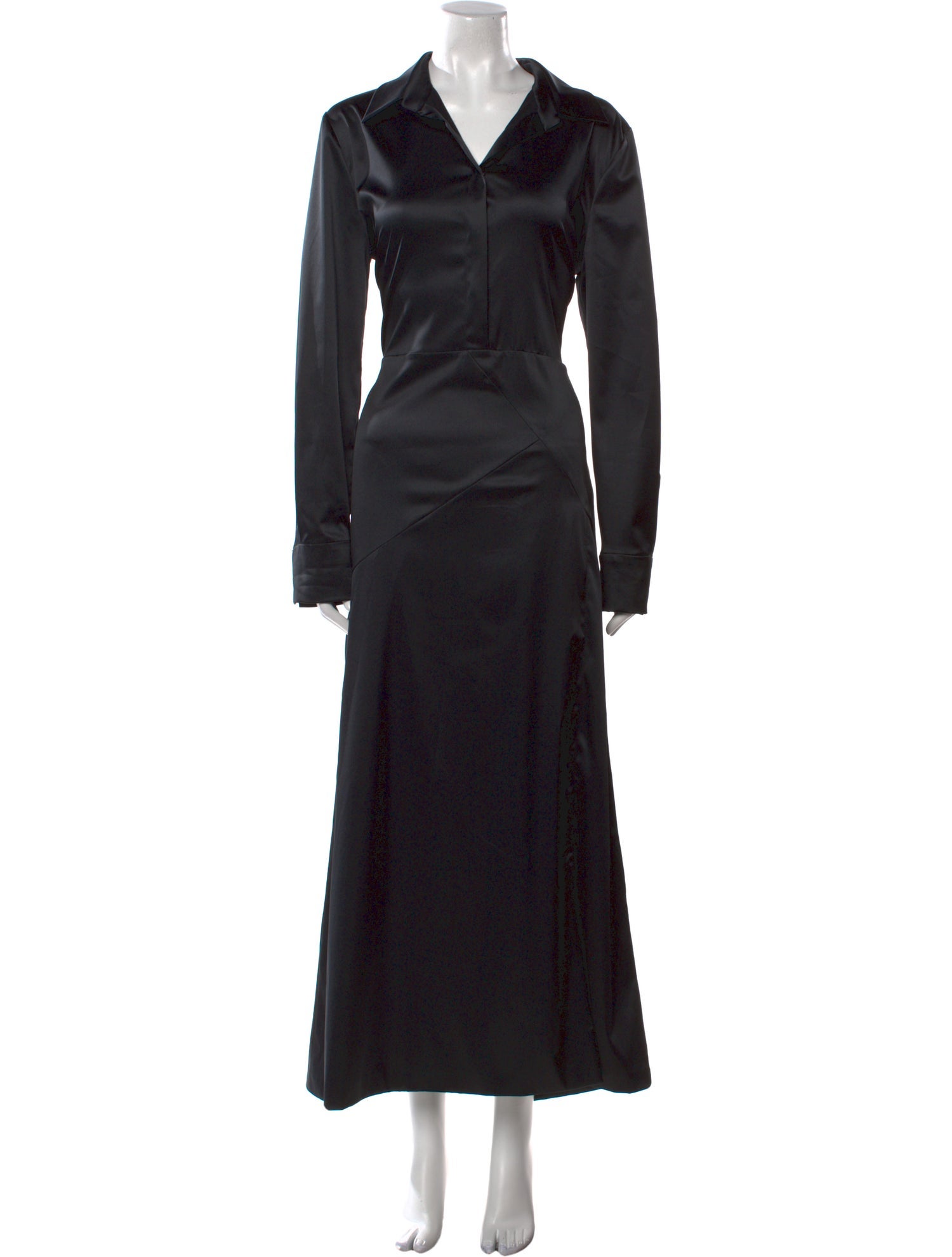 Mach & Mach V-Neck Long Dress