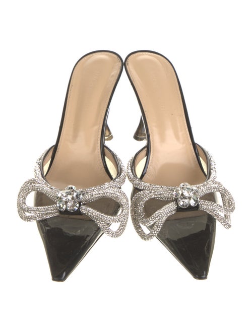 Mach & Mach PVC Bow Accents Mules