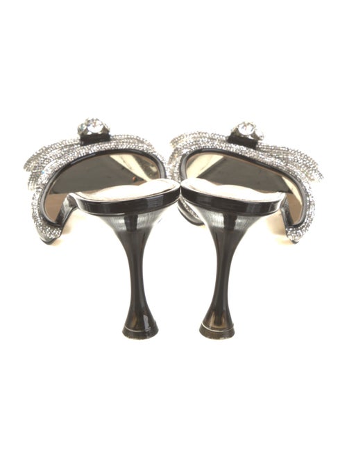 Mach & Mach PVC Bow Accents Mules