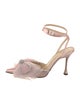 Mach & Mach Satin Mesh Accents D'Orsay Pumps