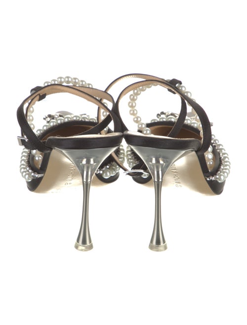 Mach & Mach Faux Pearl Accents PVC Pumps