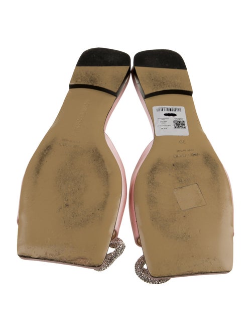 Mach & Mach Satin Bow Accents Slides