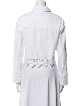 Mach & Mach Long Sleeve Crop Top