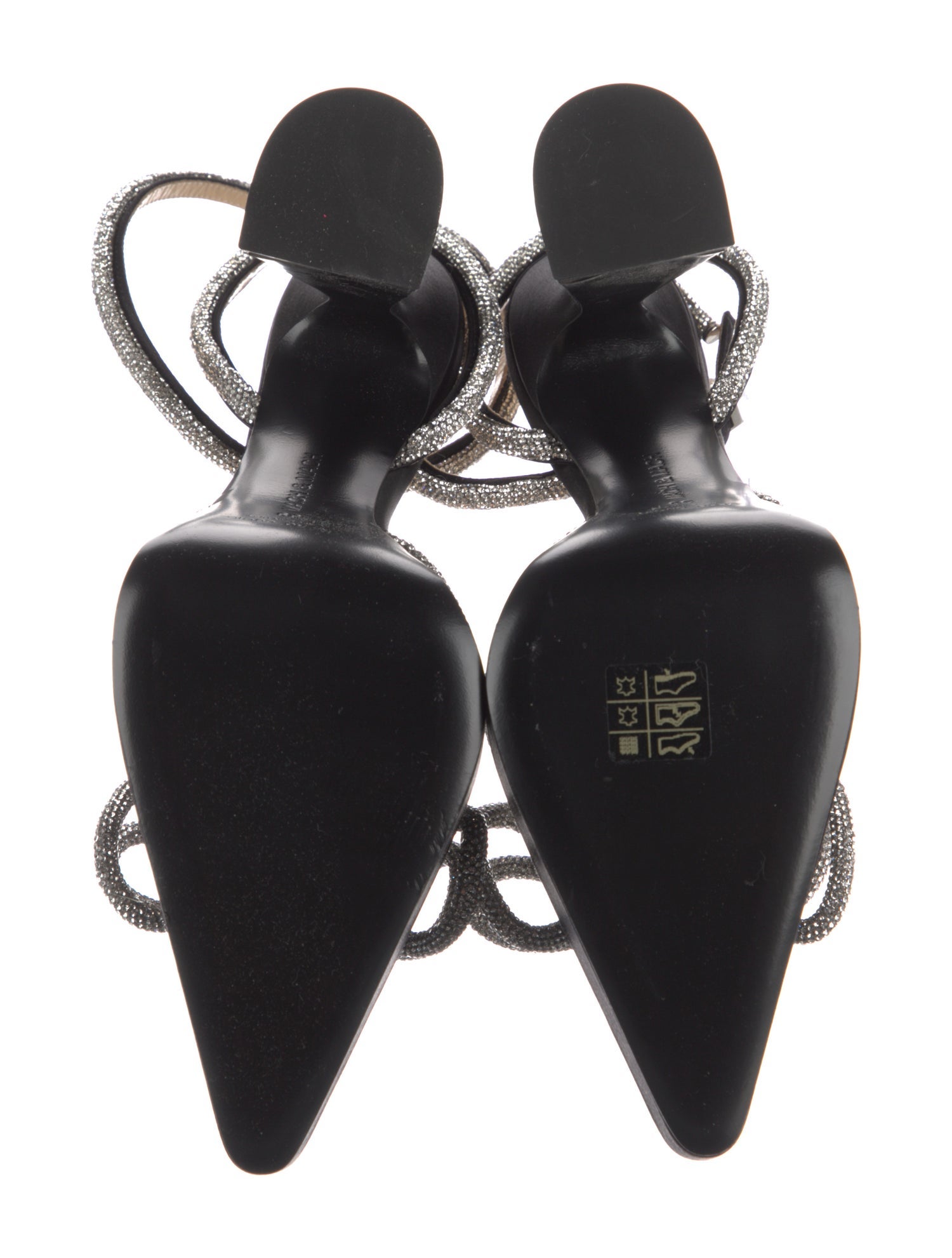 Mach & Mach Satin Bow Accents Pumps