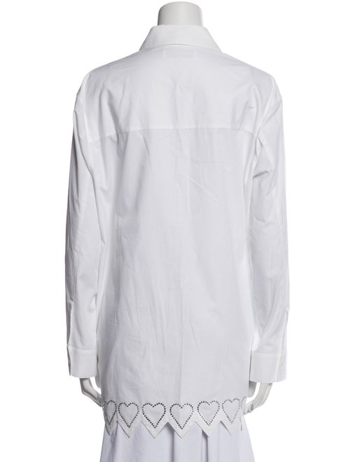 Mach & Mach Long Sleeve Button-Up Top