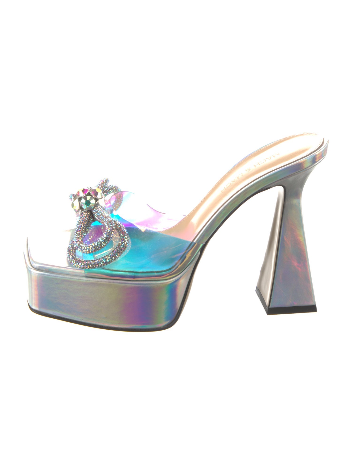 Mach & Mach PVC Crystal Embellishments Slides