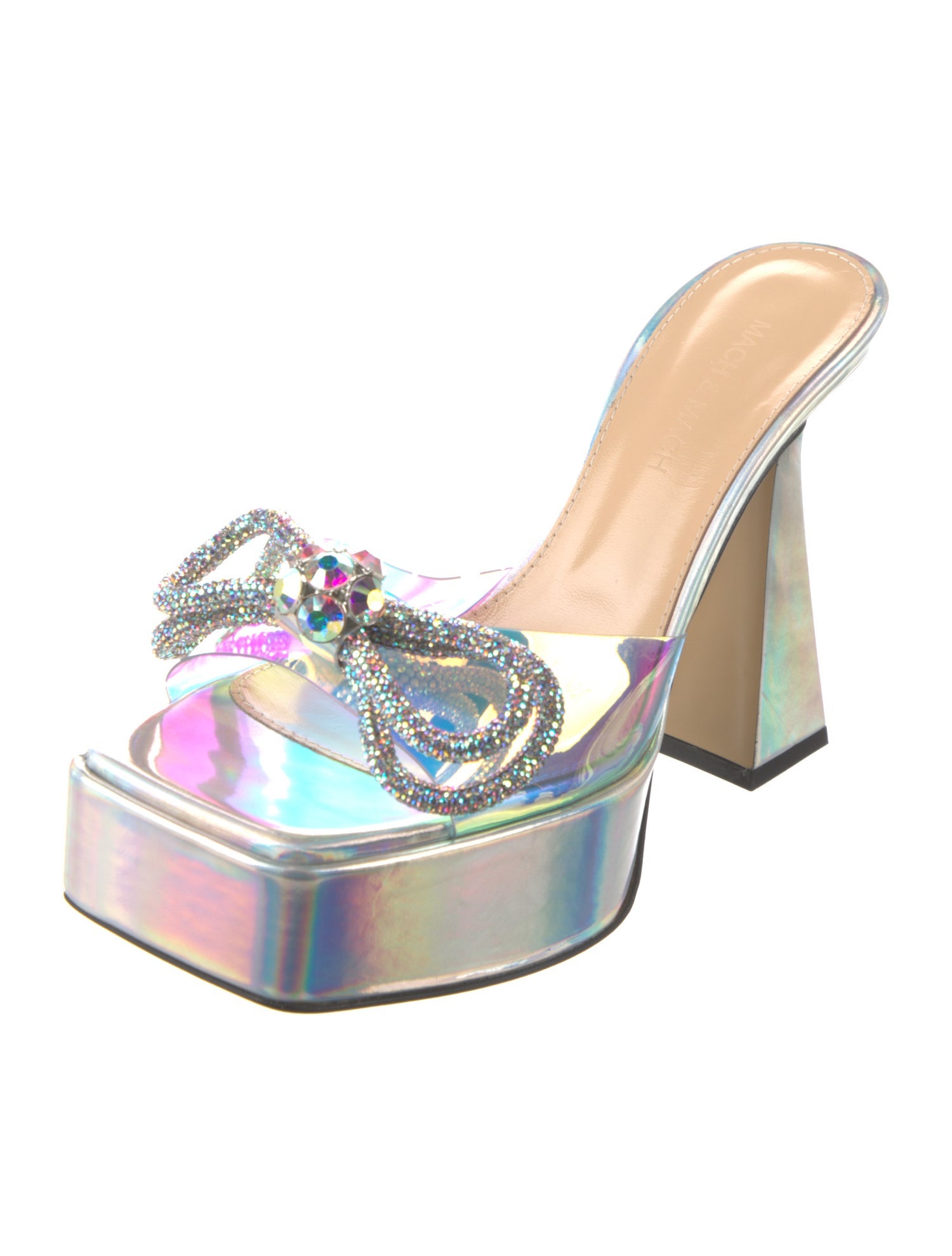 Mach & Mach PVC Crystal Embellishments Slides