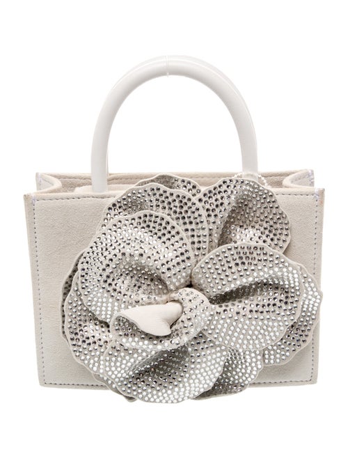 Mach & Mach Suede Top Handle Bag