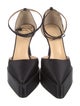 Mach & Mach Satin Bow Accents D'Orsay Pumps