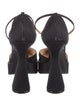 Mach & Mach Satin Bow Accents D'Orsay Pumps
