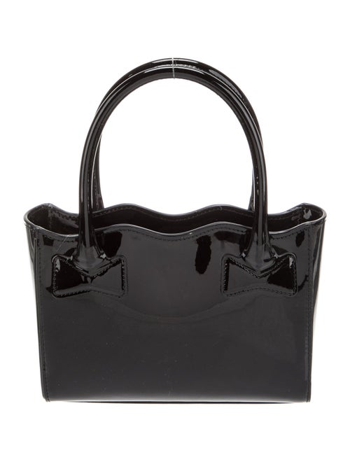 Mach & Mach Patent Leather Top Handle Bag