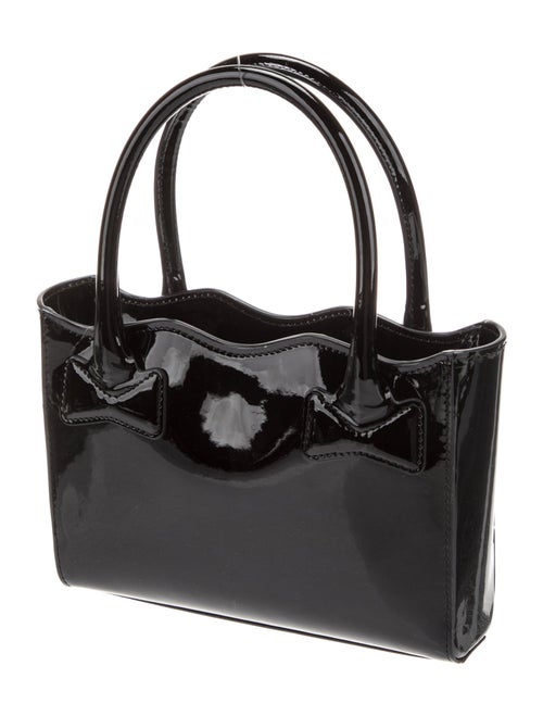 Mach & Mach Patent Leather Top Handle Bag