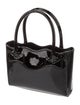 Mach & Mach Patent Leather Top Handle Bag