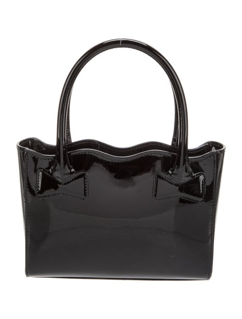 Mach & Mach Patent Leather Top Handle Bag